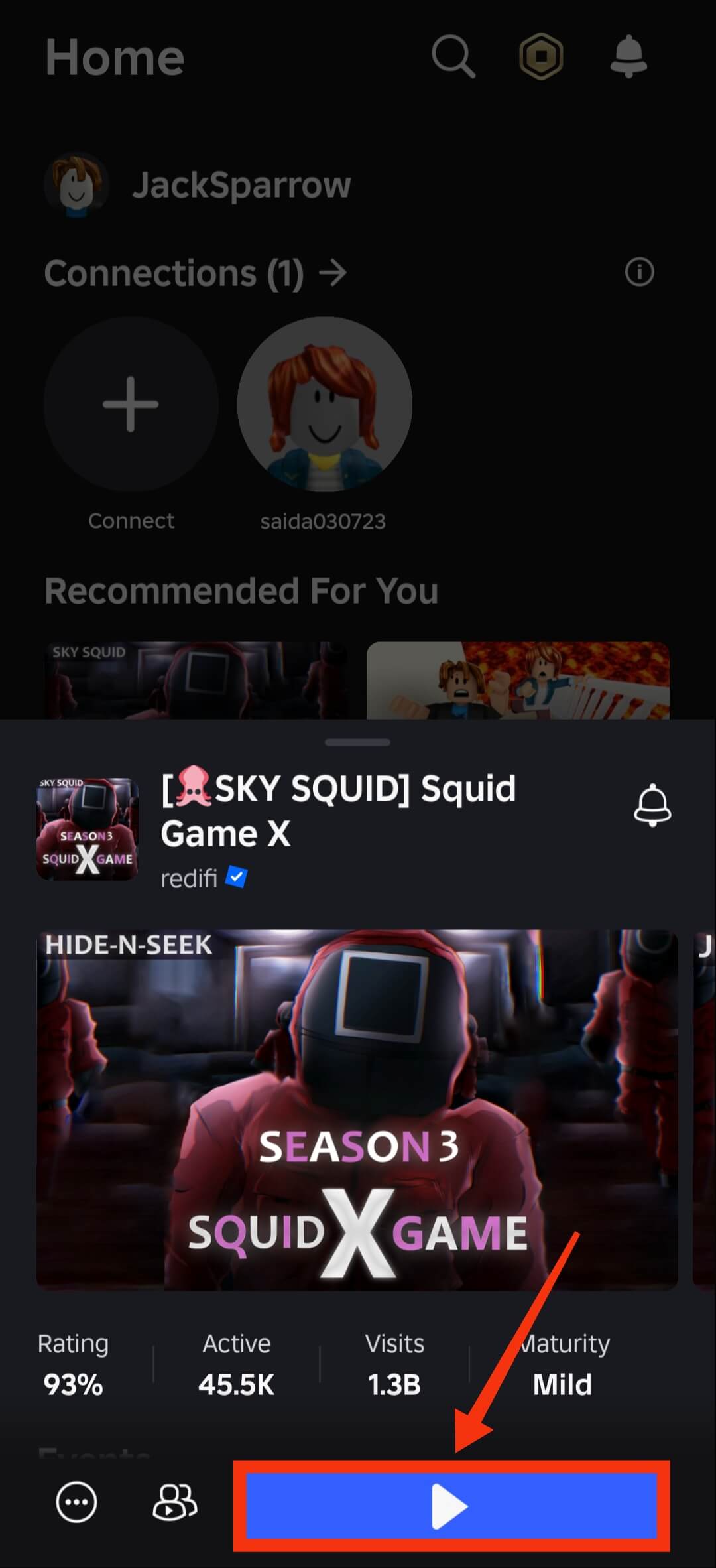 Select Target Game
